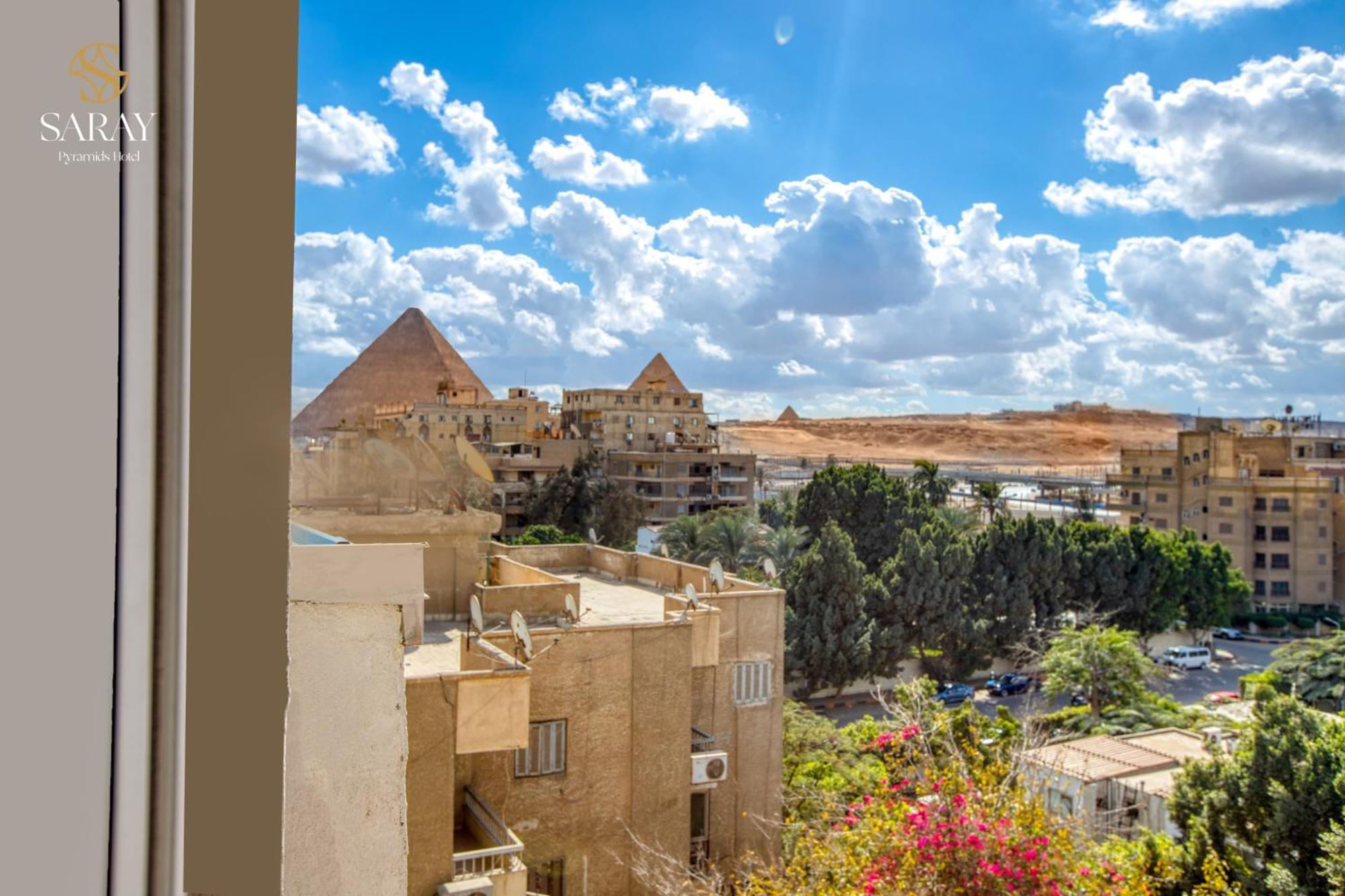 Saray Pyramids & Museum View Hotel Kafret el-Gabal Kamer foto
